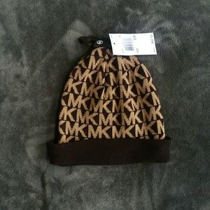 NWT MK logo beanie